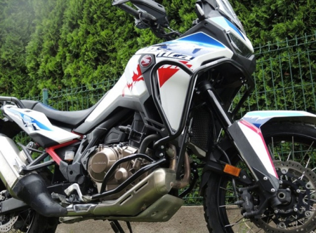 Engine guards RDMOTO CF198KD Negru lower+upper frames [4]