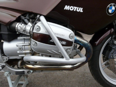 Piese moto - Engine guards RDMOTO CF20S argintiu