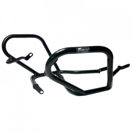 Piese moto - Engine guards RDMOTO CF28KD matt black without strut under the headlight