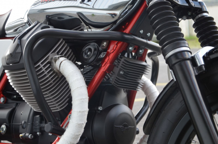 Piese moto - Engine guards RDMOTO CF44KD matt black