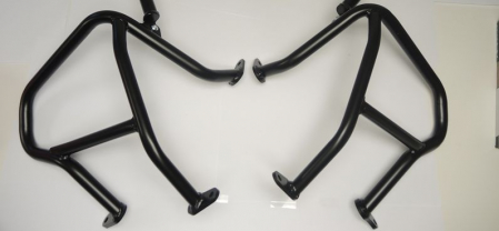 Piese moto - Engine guards RDMOTO CF47KD matt black coborat