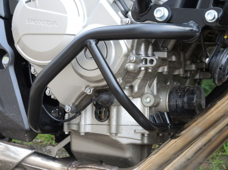 Piese moto - Engine guards RDMOTO CF62KD matt black coborat