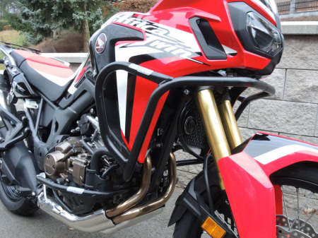 Piese moto - Engine guards RDMOTO CF68KD black upper + lower