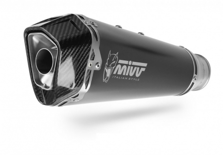 Piese moto - Sistem de evacuare complet 1x1 MIVV DELTA RACE A.018.LDRB Negru