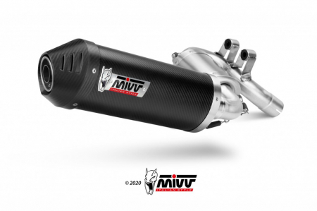Piese moto - Evacuare MIVV OVAL B.037.LEC Carbon/Capac carbon