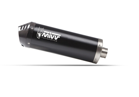 Evacuare MIVV OVAL D.056.LZC Black with carbon cap [0]
