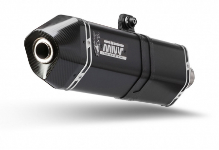 Piese moto - Evacuare MIVV SPEED EDGE KT.021.LRB Black stainless steel / carbon cap