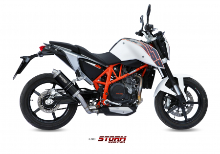 Evacuare STORM GP 74.KT.010.LXSB negru otel [1]