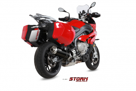 Evacuare STORM OVAL 74.B.025.LX2B negru otel [1]