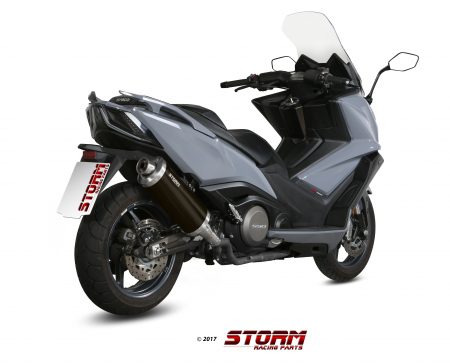 Evacuare STORM OVAL 74.O.008.LX2B negru otel [1]