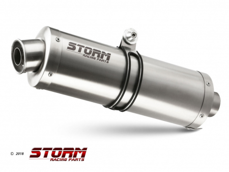 Piese moto - Evacuare STORM OVAL H.084.LX1 Inox
