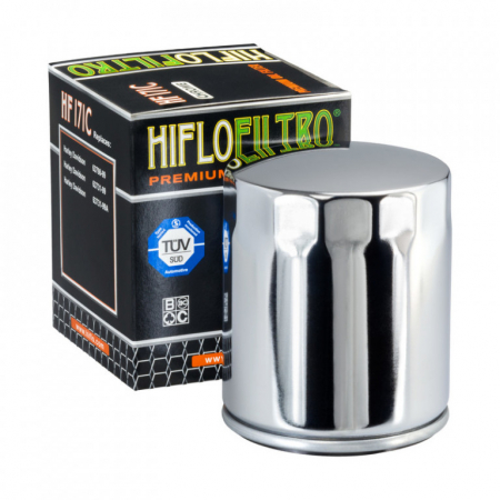 Piese moto - Filtru de ulei HIFLOFILTRO HF171C Cromat