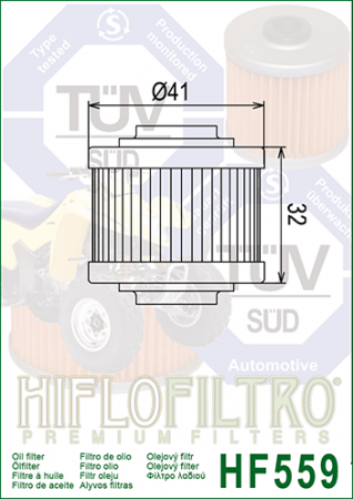 Filtru de ulei HIFLOFILTRO HF559 [1]
