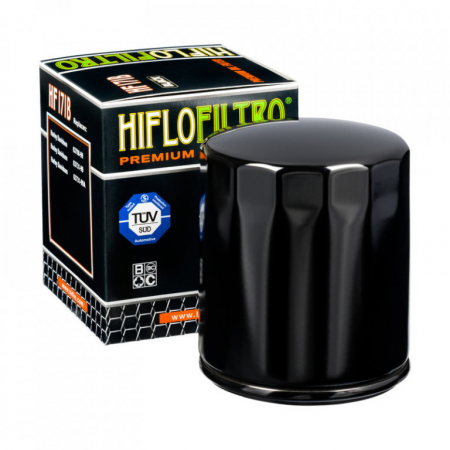 Piese moto - Filtru de ulei HIFLOFILTRO HF171B Negru