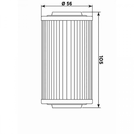 Filtru de ulei MIW BO14001 (alt. HF556) [1]
