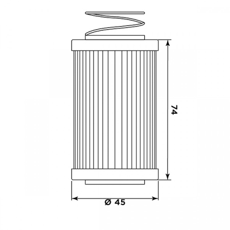 Filtru de ulei MIW MV21002 (alt. HF567) [1]