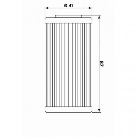 Filtru de ulei MIW B9006 (alt. HF611) [1]