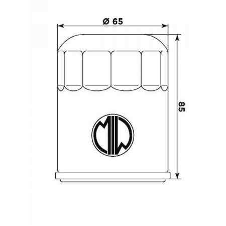 Filtru de ulei MIW A11001 (alt. HF621) [1]