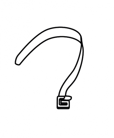 Spare parts SHAD - Flexible strap SHAD for SH45