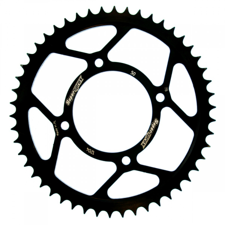 Piese moto - Foaie spate SUPERSPROX RFE-1204:50-BLK Negru 50T, 428