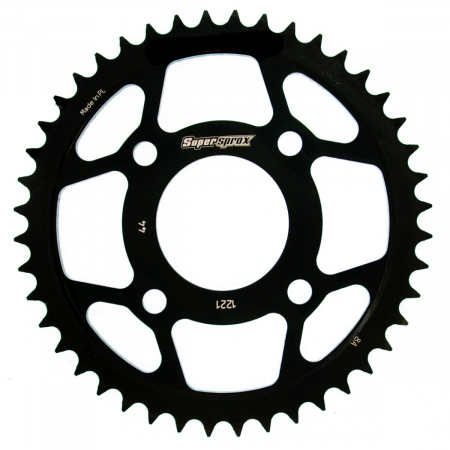 Piese moto - Foaie spate SUPERSPROX RFE-1221:44-BLK Negru 44T, 428