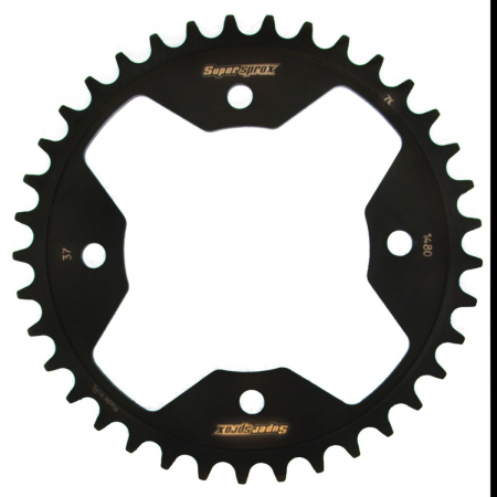 Piese moto - Foaie spate SUPERSPROX RFE-1480:37-BLK Negru 37T, 520