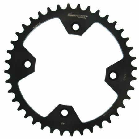 Piese moto - Foaie spate SUPERSPROX RFE-1760:40-BLK Negru 40T, 520