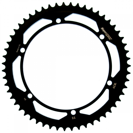 Piese moto - Foaie spate SUPERSPROX RFE-1839:55-BLK Negru 55T, 428