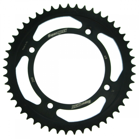 Piese moto - Foaie spate SUPERSPROX RFE-209:49-BLK Negru 49T, 420