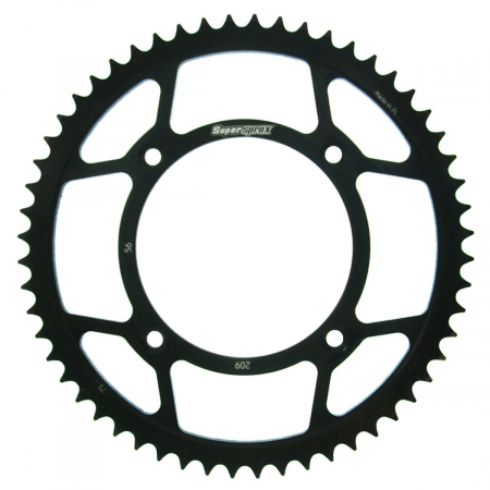 Piese moto - Foaie spate SUPERSPROX RFE-209:56-BLK Negru 56T, 420