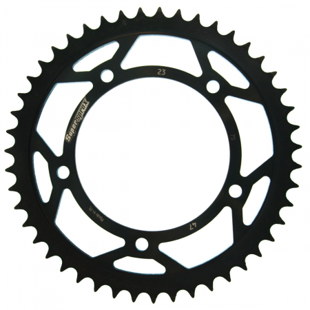 Piese moto - Foaie spate SUPERSPROX RFE-23:47-BLK Negru 47T, 420