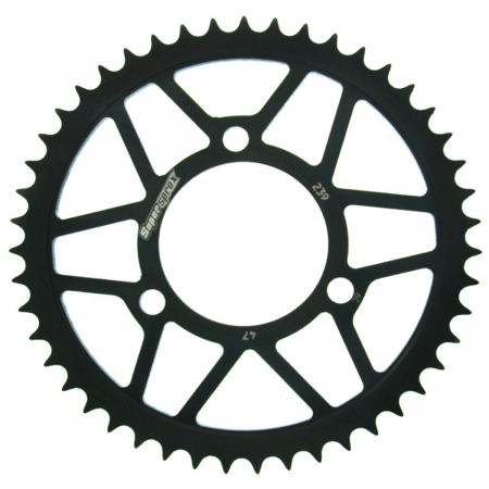 Piese moto - Foaie spate SUPERSPROX RFE-239:47-BLK Negru 47T, 420