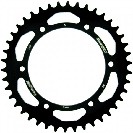 Piese moto - Foaie spate SUPERSPROX RFE-245:42-BLK Negru 42T, 520