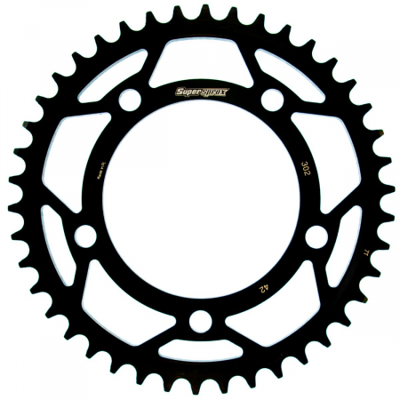Piese moto - Foaie spate SUPERSPROX RFE-302:42-BLK Negru 42T, 530