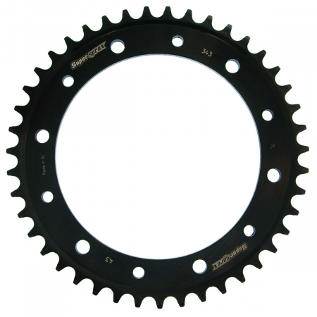 Piese moto - Foaie spate SUPERSPROX RFE-343:43-BLK Negru 43T, 530