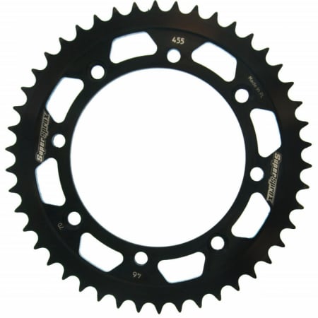 Piese moto - Foaie spate SUPERSPROX RFE-455:46-BLK Negru 46T, 420