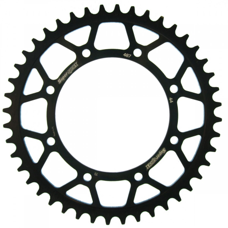 Piese moto - Foaie spate SUPERSPROX RFE-487:44-BLK Negru 44T, 520