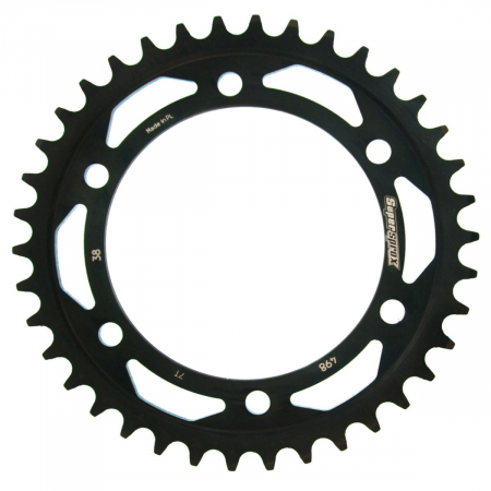 Piese moto - Foaie spate SUPERSPROX RFE-498:38-BLK Negru 38T, 525