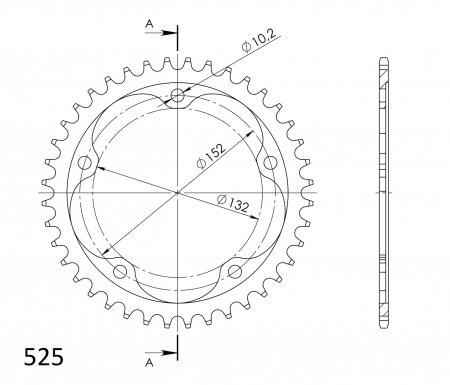 Foaie spate SUPERSPROX RFE-614:41-BLK Negru [1]