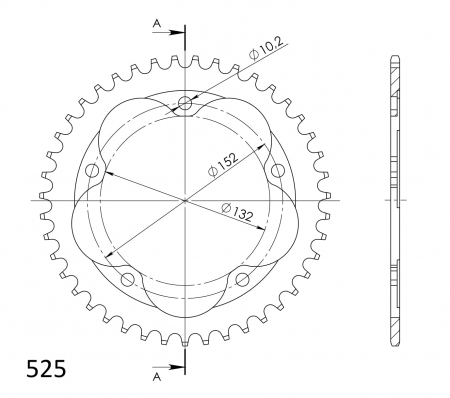 Foaie spate SUPERSPROX RFE-614:43-BLK Negru [1]