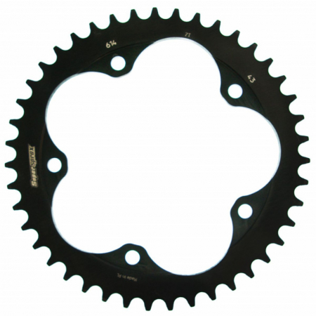 Piese moto - Foaie spate SUPERSPROX RFE-614:43-BLK Negru