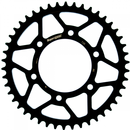 Piese moto - Foaie spate SUPERSPROX RFE-735:46-BLK Negru 46T, 520