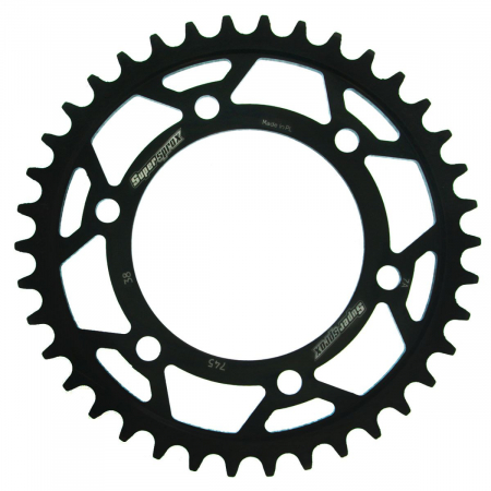 Piese moto - Foaie spate SUPERSPROX RFE-745:38-BLK Negru 38T, 525
