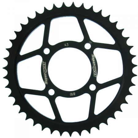 Piese moto - Foaie spate SUPERSPROX RFE-810:43-BLK Negru 43T, 428