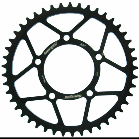 Piese moto - Foaie spate SUPERSPROX RFE-823:45-BLK Negru 45T, 520