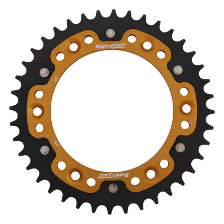 Piese moto - Foaie spate SUPERSPROX STEALTH RST-210:40-GLD auriu 40T, 520