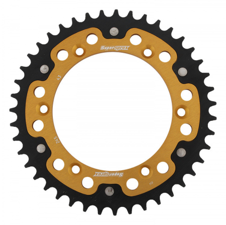 Piese moto - Foaie spate SUPERSPROX STEALTH RST-245:43-GLD auriu 43T, 520