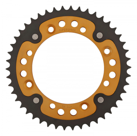 Piese moto - Foaie spate SUPERSPROX STEALTH RST-455:46-GLD auriu 46T, 420
