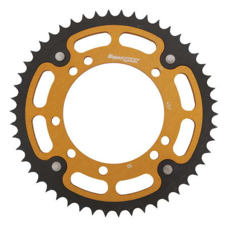 Piese moto - Foaie spate SUPERSPROX STEALTH RST-457:50-GLD auriu 50T, 420