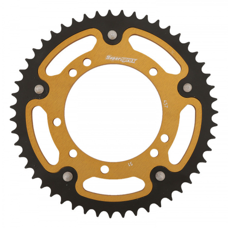 Piese moto - Foaie spate SUPERSPROX STEALTH RST-457:51-GLD auriu 51T, 420